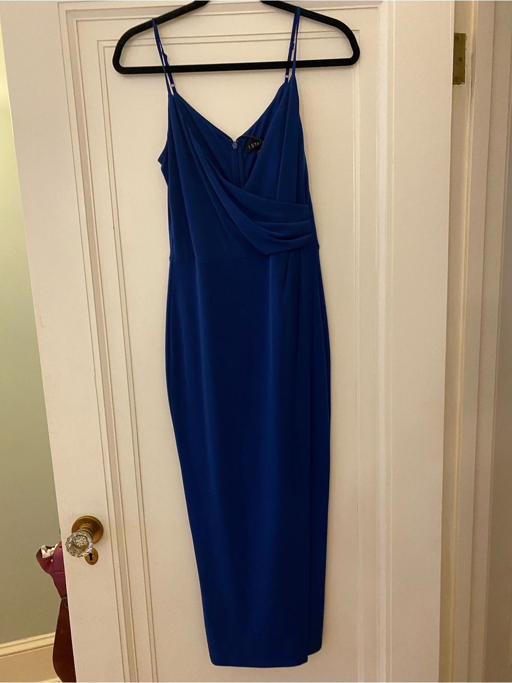 1 state nwt blue dress size xs